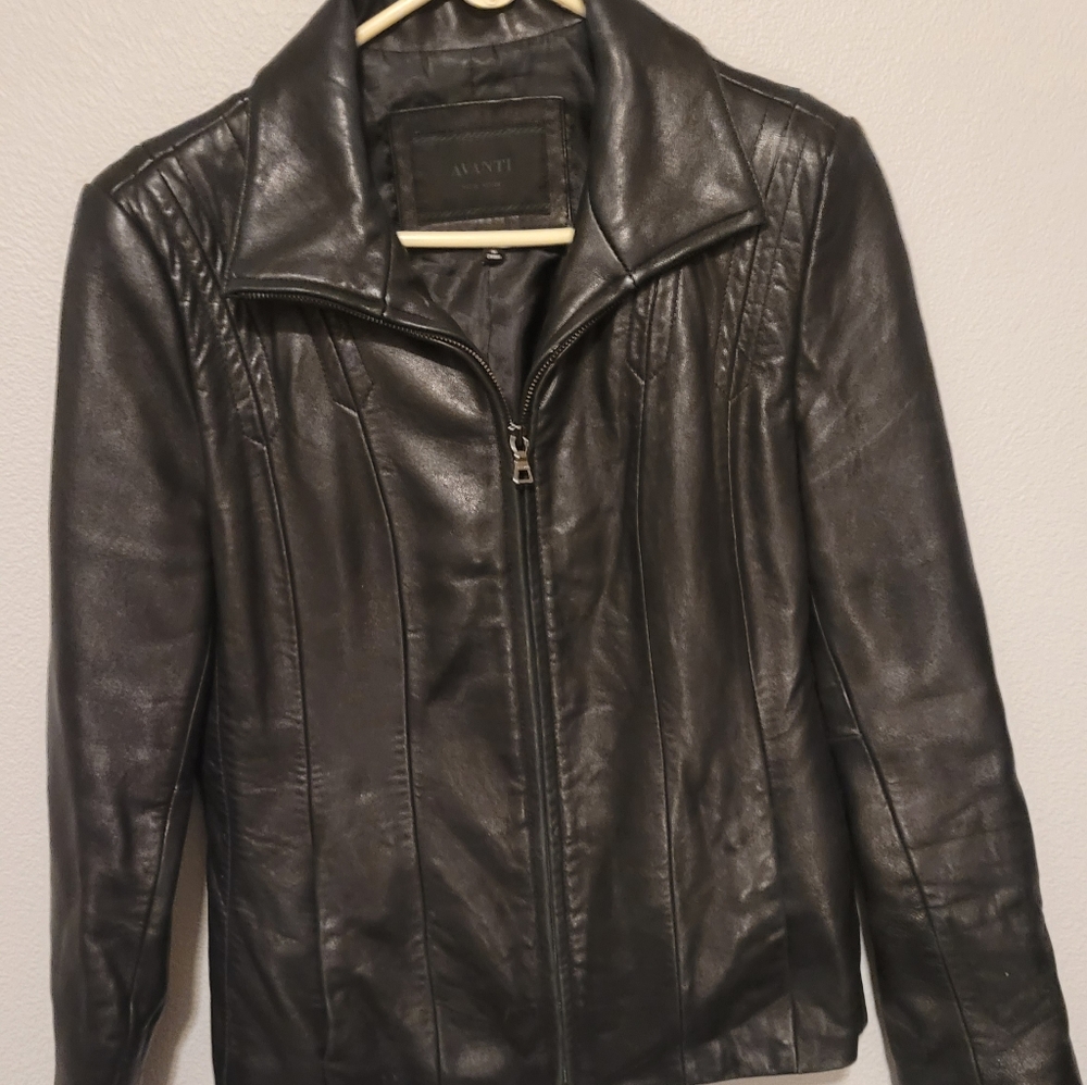 Womens leather jacket